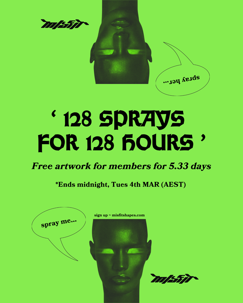 128 SPRAYS FOR 128 HOURS