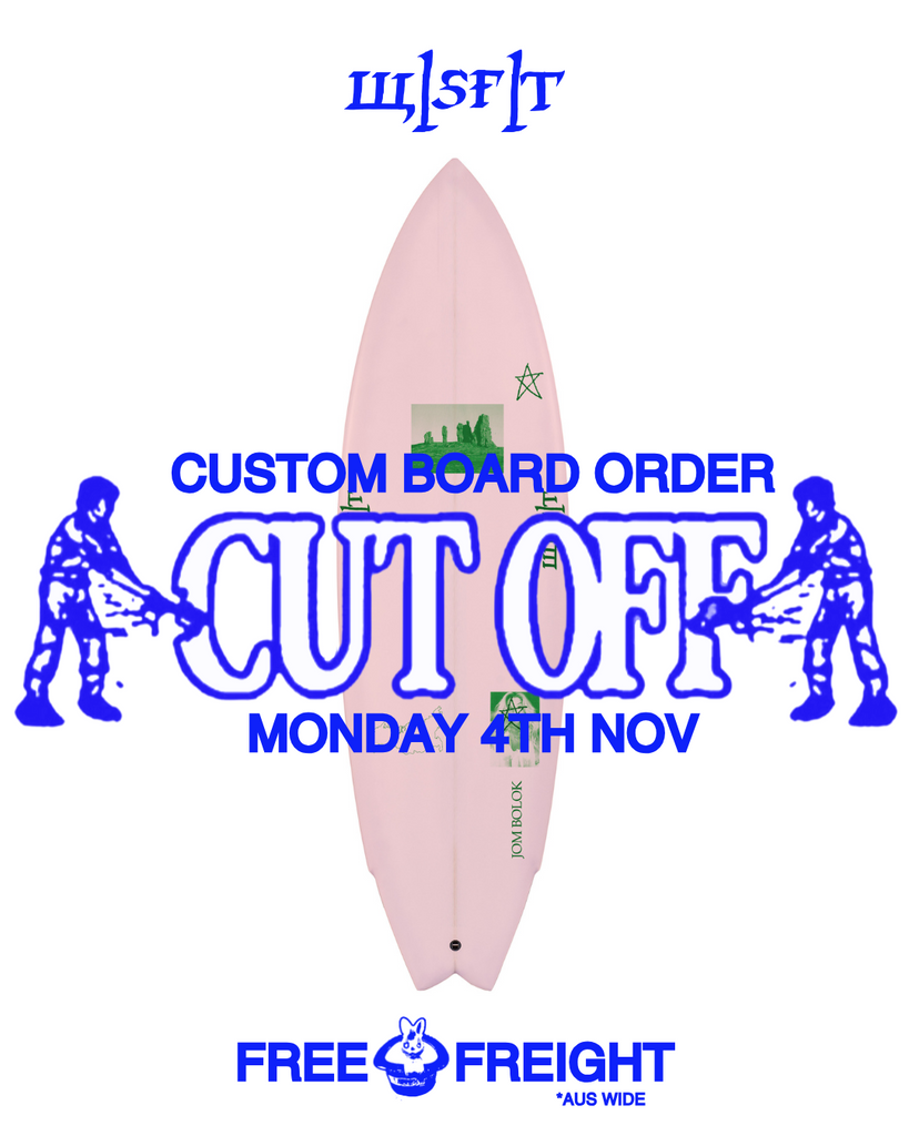 2024 CUSTOM ORDER CUT OFF